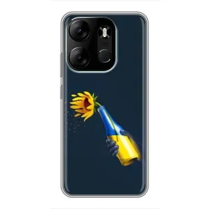 Чохол для Патріота України Tecno Spark Go 2023 (BF7) - (AlphaPrint) (Коктель молотова)
