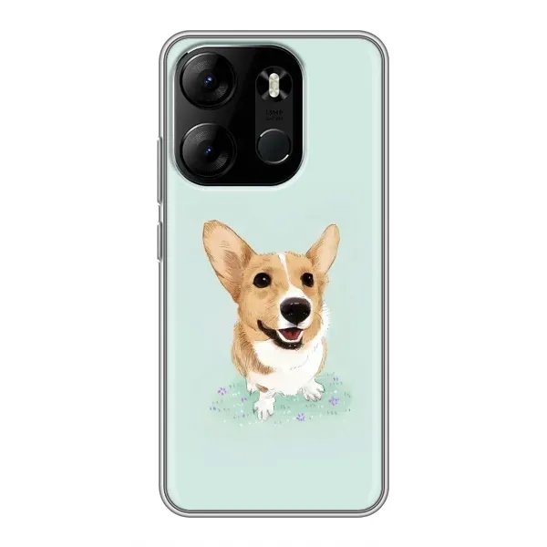 Чехол с принтом «Корги» для TECNO Spark Go 2023 (BF7) Чехол с принтом «Корги» для TECNO Spark Go 2023 (BF7)