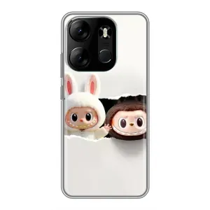 Чехол с принтом «Лабубу» для TECNO Spark Go 2023 (BF7)