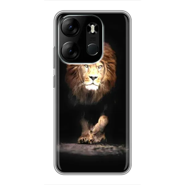 Чехол с принтом «Лев» для TECNO Spark Go 2023 (BF7)