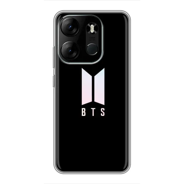 Чехол с принтом «Лого BTS» для TECNO Spark Go 2023 (BF7)