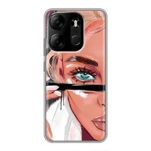 Чохол з друком для Tecno Spark Go 2023 (BF7) - (Мода) (AlphaPrint) (Макіяж)
