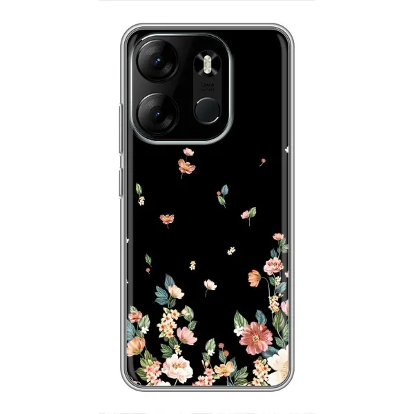 Чехол с принтом «Маленькие цветы» для TECNO Spark Go 2023 (BF7)