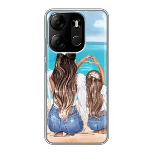 Чохол з друком для Tecno Spark Go 2023 (BF7) - (Мама з дитинкою) (AlphaPrint)