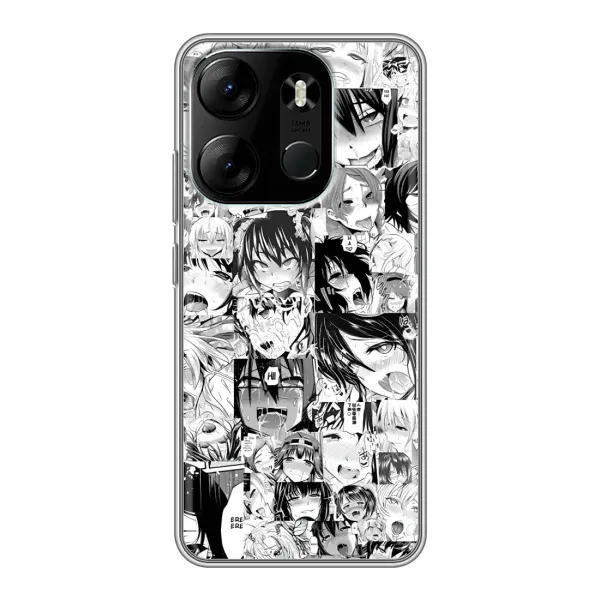 Чехол с принтом «Ahegao manga» для TECNO Spark Go 2023 (BF7)