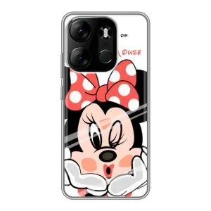 Эксклюзивный чехол для Tecno Spark Go 2023 (BF7) (AlphaPrint - Мультяшные) (Маус Минни)