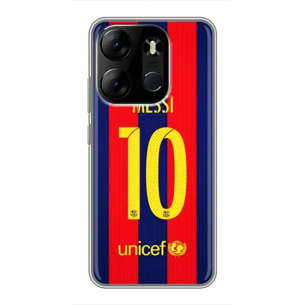 Чохол з принтом «Messi Barca 10» для TECNO Spark Go 2023 (BF7) Чохол з принтом «Messi Barca 10» для TECNO Spark Go 2023 (BF7)