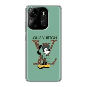 Чохли Луі Вітон для Tecno Spark Go 2023 (BF7) (AlphaPrint - LOUIS VUITTON) (Міккі Маус LV)