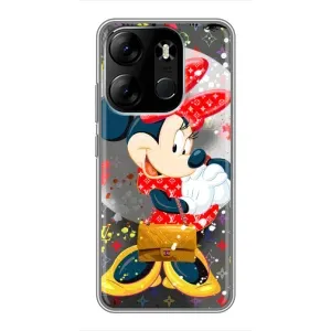 Чохол Disney Mouse Tecno Spark Go 2023 (BF7) (PREMIUMPrint) (Minni з бантіком)