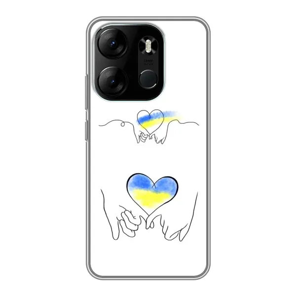 Чохол з принтом «Мир Україні» для TECNO Spark Go 2023 (BF7)