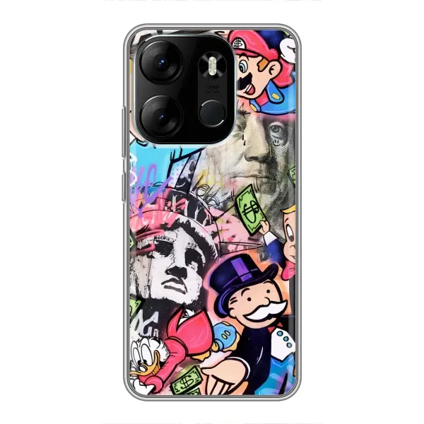 Чохол з принтом «Monopoly man» для TECNO Spark Go 2023 (BF7)