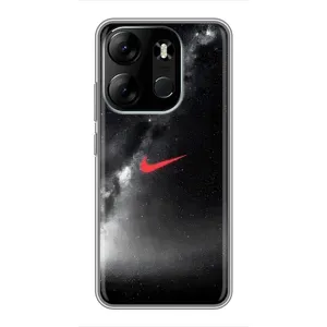 Чохол для Tecno Spark Go 2023 (BF7) - з принтом Найк (AlphaPrint) (Найк червоний)