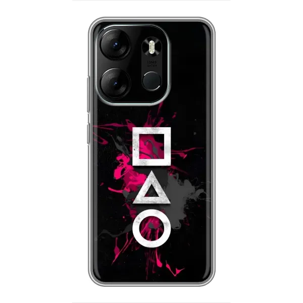 Чохол з принтом «Символи Гра кальмара» для TECNO Spark Go 2023 (BF7)