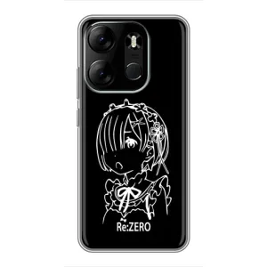 Чехлы Персонажи Аниме Наруто для Tecno Spark Go 2023 (BF7) (AlphaPrint) (Re: Zero)