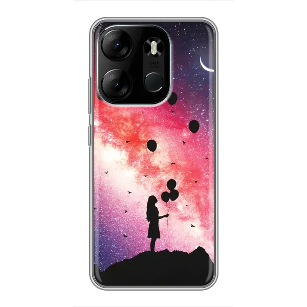 Чехол с принтом «С шариками» для TECNO Spark Go 2023 (BF7)