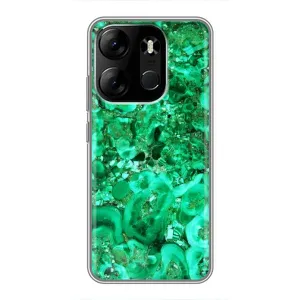 Мраморний чехол на Tecno Spark Go 2023 (BF7) (VPrint) (Салатовий Мрамор)