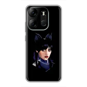 Чохли Венсдей на Tecno Spark Go 2023 (BF7) Уенсдей (AlphaPrint)