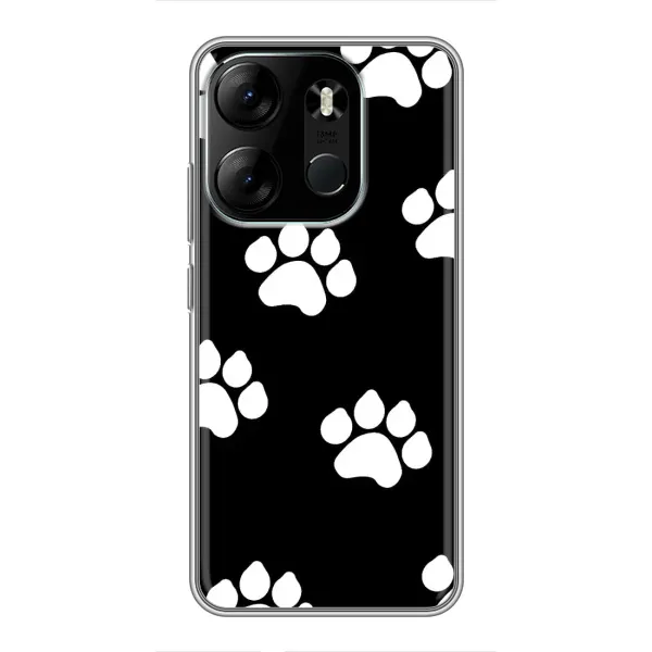 Чехол с принтом «Следы собаки» для TECNO Spark Go 2023 (BF7) Чехол с принтом «Следы собаки» для TECNO Spark Go 2023 (BF7)