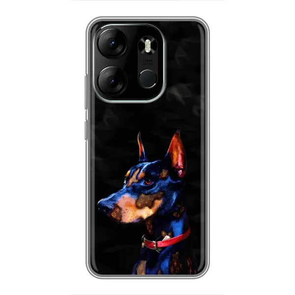 Чехол с принтом «Собака» для TECNO Spark Go 2023 (BF7)