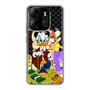 Чехли для Tecno Spark Go 2023 (BF7) - Скрудж МакДак Louis Vuitton (PREMIUMPrint) (Стильна Утка)