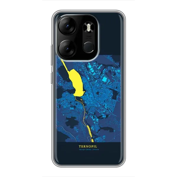 Чохол з принтом «Тернопіль» для TECNO Spark Go 2023 (BF7)