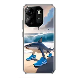 Чехол с мемом Тралалело тралала на Tecno Spark Go 2023 (BF7)