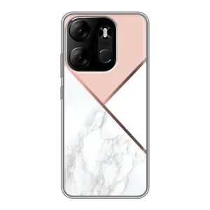 Мраморний чехол на Tecno Spark Go 2023 (BF7) (VPrint) (Тройний мрамор)