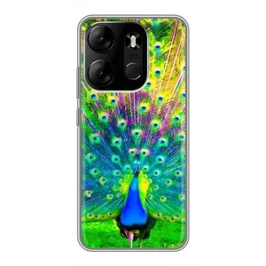 Чохол з принтом «Яскравий Павлин» для TECNO Spark Go 2023 (BF7)