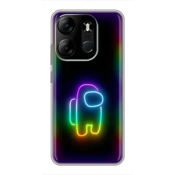 Чехол с принтом «Яркий скин» для TECNO Spark Go 2023 (BF7)