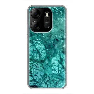 Мраморний чехол на Tecno Spark Go 2023 (BF7) (VPrint) (Зелений мрамор)