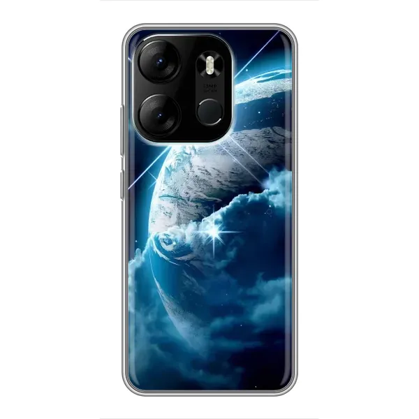 Чехол с принтом «Земля с космоса» для TECNO Spark Go 2023 (BF7)