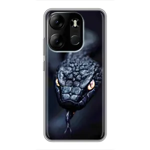 Чохол з принтом «Чорна змія» для TECNO Spark Go 2023 (BF7)