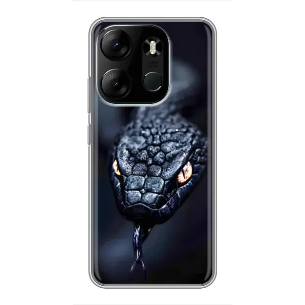 Чохол з принтом «Чорна змія» для TECNO Spark Go 2023 (BF7) Чохол з принтом «Чорна змія» для TECNO Spark Go 2023 (BF7)