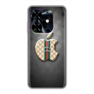 Чехлы ГУЧЧИ для ТЕхно Спарк ГО 2024 (AlphaPrint) (Apple gucci)
