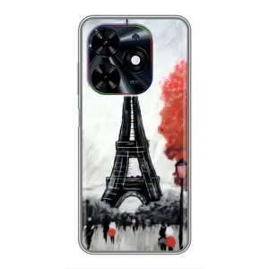 Чохол Ейфелева Вежа Tecno Spark Go 2024 (BG6) - (AlphaPrint) (Вежа в Парижі)