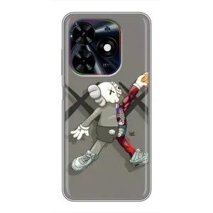 Чехлы для Tecno Spark Go 2024 (BG6) - Bearbrick Louis Vuitton (PREMIUMPrint) (Беарбрик Джордан)