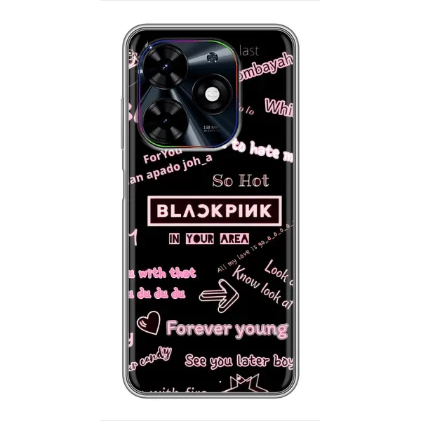 Чехол с принтом «BLACKPINK» для TECNO Spark Go 2024 (BG6)