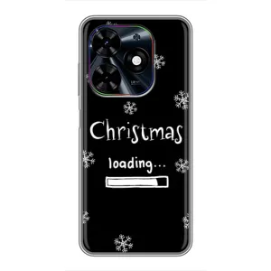 Рождественские, Праздничные Чехлы для ТЕхно Спарк ГО 2024 (Christmas loading)