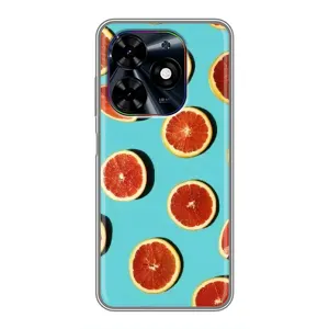 Чехлы с Фруктами для Tecno Spark Go 2024 (BG6) (VPrint) (Грейпфрут)
