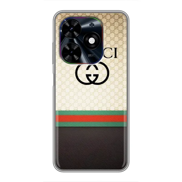 Чехол с принтом «GUCCI стиль» для TECNO Spark Go 2024 (BG6)