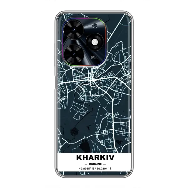 Чехол с принтом «Харьков» для TECNO Spark Go 2024 (BG6)