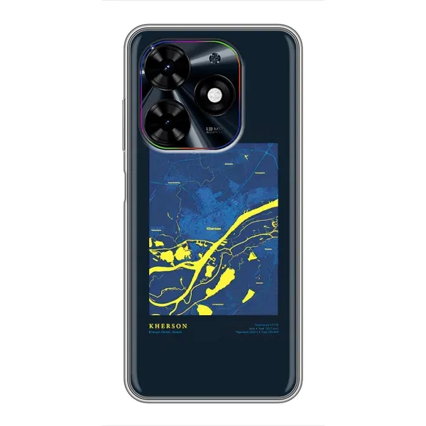 Чехол с принтом «Херсон» для TECNO Spark Go 2024 (BG6)