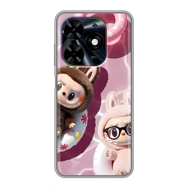 Чехол с принтом «Игрушка Лабубу» для TECNO Spark Go 2024 (BG6)