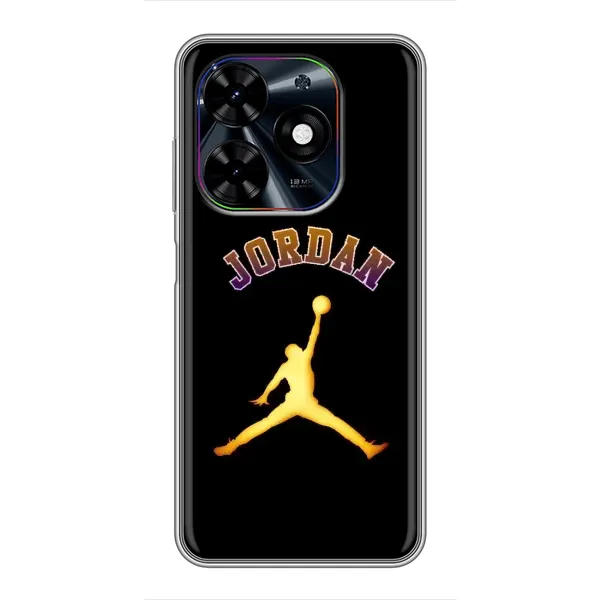 Чехол с принтом «Jordan Gold» для TECNO Spark Go 2024 (BG6) Чехол с принтом «Jordan Gold» для TECNO Spark Go 2024 (BG6)