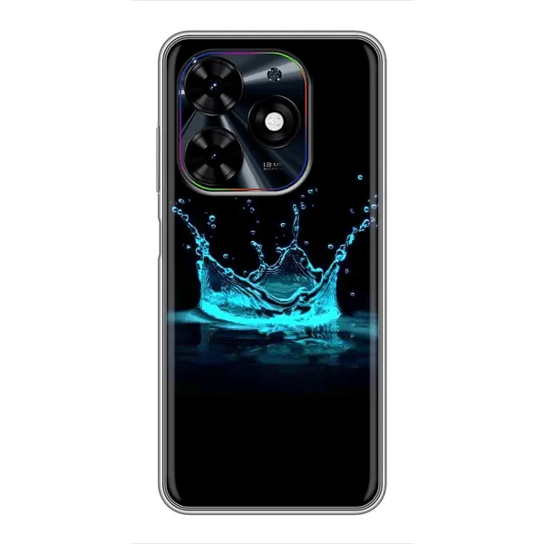 Чохол з принтом «Крапля корони» для TECNO Spark Go 2024 (BG6)