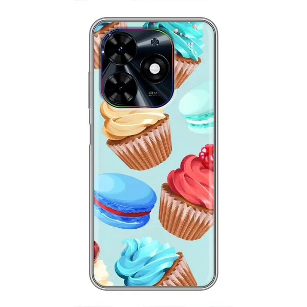 Чехол с принтом «Кексики» для TECNO Spark Go 2024 (BG6) Чехол с принтом «Кексики» для TECNO Spark Go 2024 (BG6)