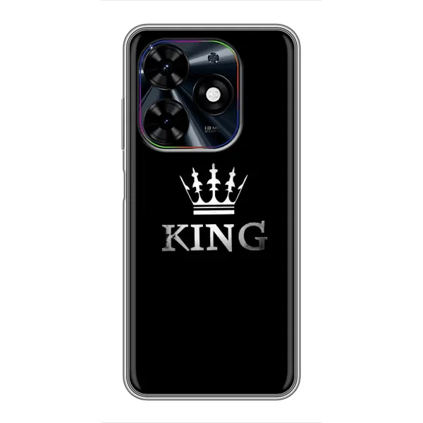 Чохол з принтом «KING» для TECNO Spark Go 2024 (BG6)