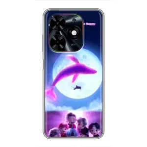 Чехол с принтом «КИТ BTS» для TECNO Spark Go 2024 (BG6)