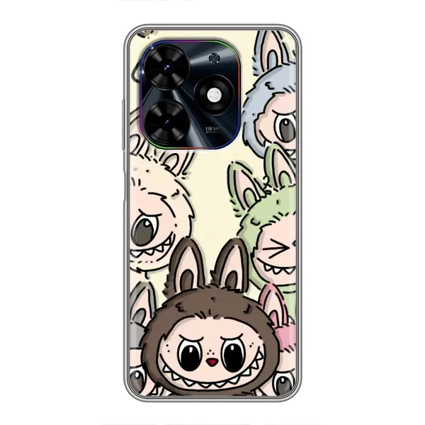 Чехол с принтом «Золотая обезьяна Bored Ape» для TECNO Spark Go 2024 (BG6)