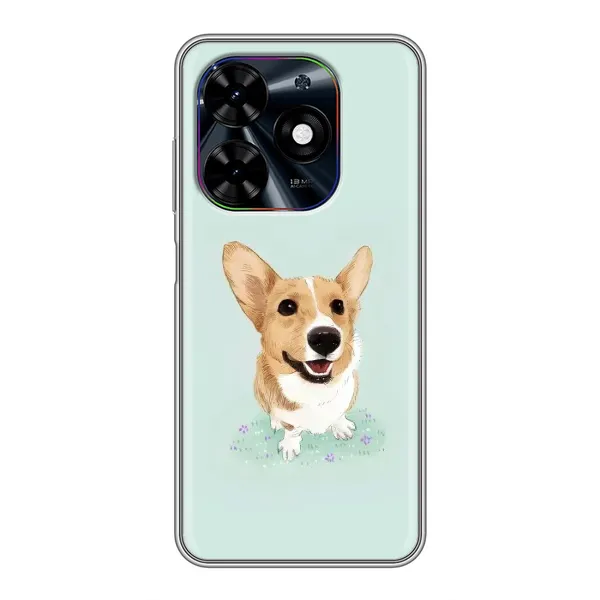Чехол с принтом «Корги» для TECNO Spark Go 2024 (BG6) Чехол с принтом «Корги» для TECNO Spark Go 2024 (BG6)